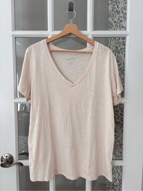UNIVERSAL THREAD Slub Knit V-Neck T-Shirt Sz XXL